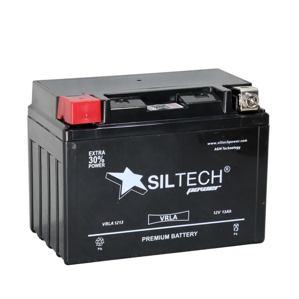 Аккумулятор SILTECH 13 Ач 150 А, прямая полярность, YTZ14S