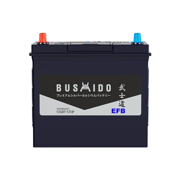 Аккумулятор BUSHIDO 50 Ач 480 А (JIS), обратная полярность, B24