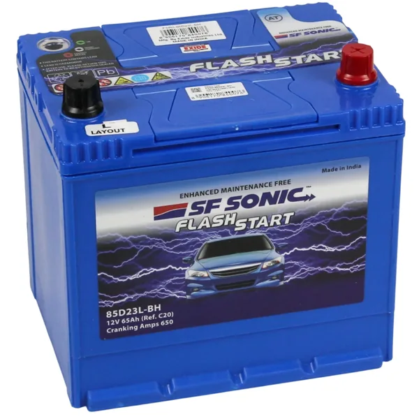 Аккумулятор SF SONIC 65 Ач 650 А (EN), обратная полярность, D23