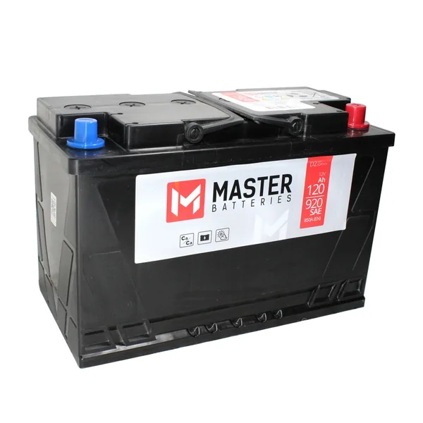 Аккумулятор MASTER BATTERIES 120 Ач 900 А (EN), прямая полярность, LN5