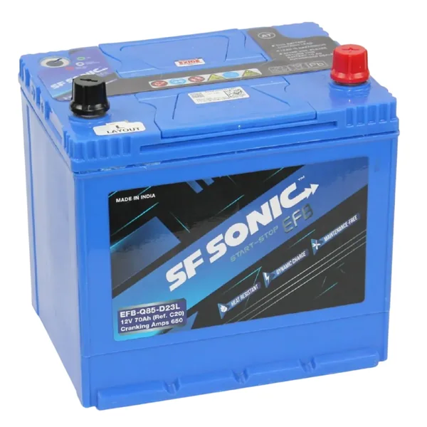 Аккумулятор SF SONIC 70 Ач 650 А (EN), обратная полярность, D23