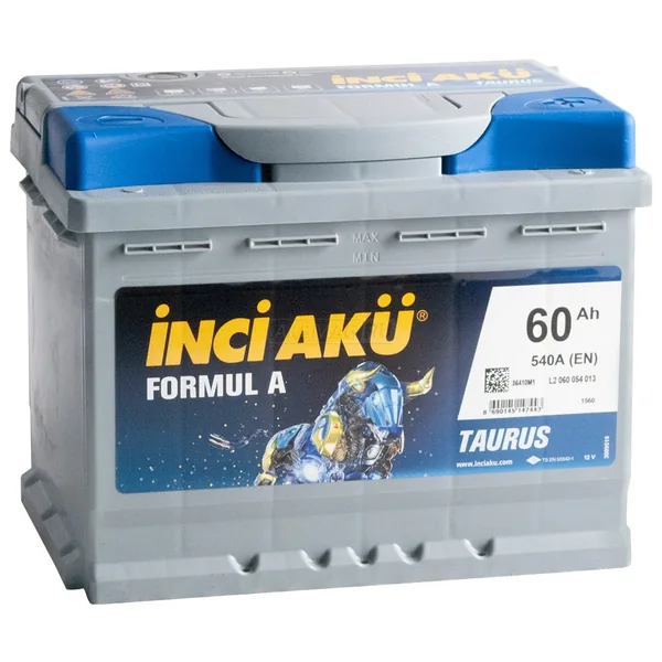 Аккумулятор INCI AKU FormulA 60 Ач 540 А (EN), обратная полярность, LN2