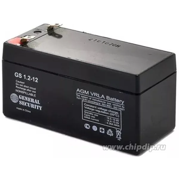 Аккумулятор General Security 12 Ач, 151x98x94