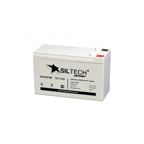 Аккумулятор SILTECH SPS 7.5 Ач, 151x65x94