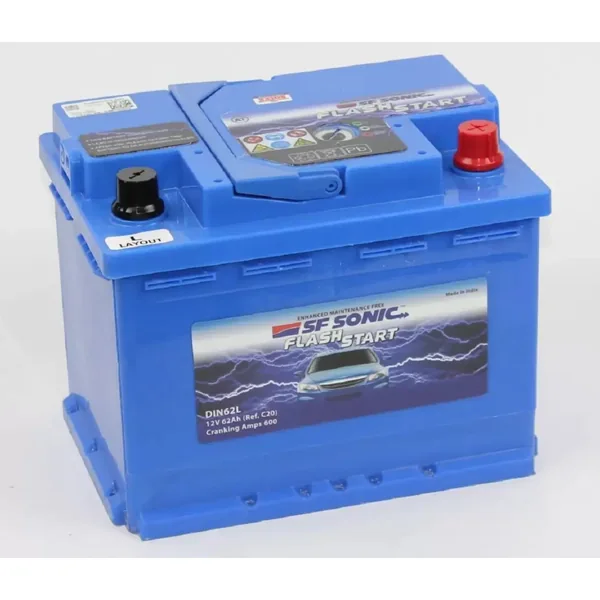 Аккумулятор SF SONIC 62 Ач 600 А (EN), обратная полярность, LN2