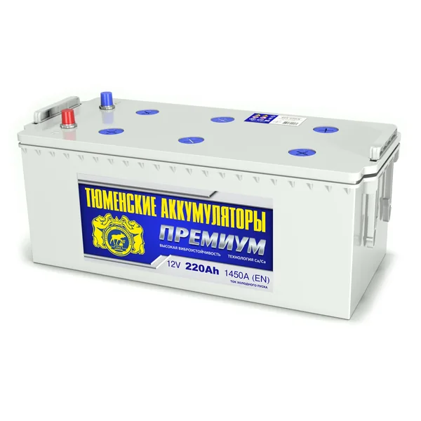 Аккумулятор ТЮМЕНСКИЕ АККУМУЛЯТОРЫ PREMIUM 220 Ач 1450 А (EN), обратная полярность, 6ST-190