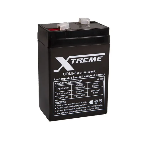 Аккумулятор XTREME OT4.5-6 4.5 Ач, 70x47x100