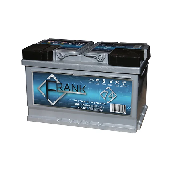 Аккумулятор FRANK 74 Ач 700 А (EN), обратная полярность, LN3