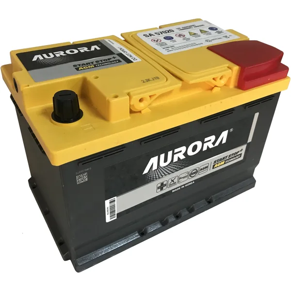 Аккумулятор AURORA 70 Ач 760 А (EN), обратная полярность, LN3