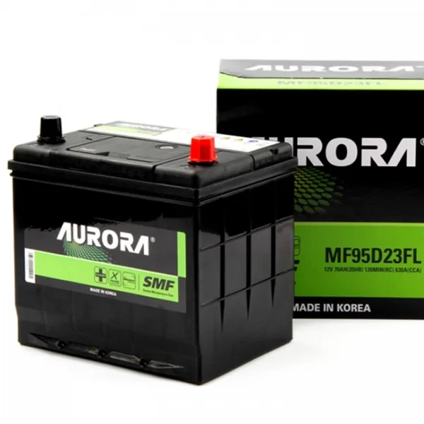 Аккумулятор AURORA 70 Ач 630 А (EN), обратная полярность, D23