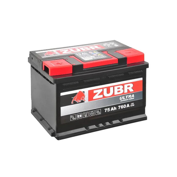 Аккумулятор ZUBR Ultra 74 Ач 760 А (EN), обратная полярность, LN3