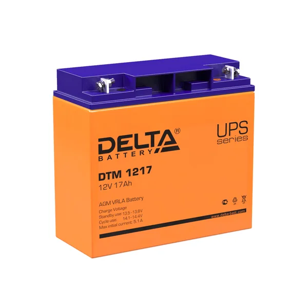 Аккумулятор DELTA 17 Ач, 182x77x166