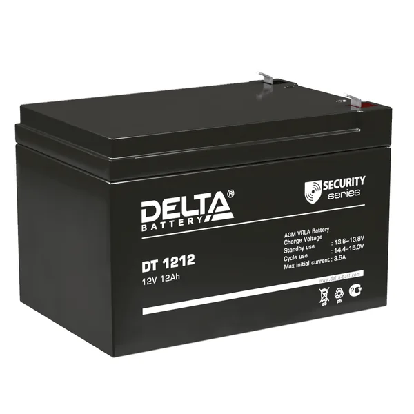 Аккумулятор DELTA 12 Ач, 151x98x94