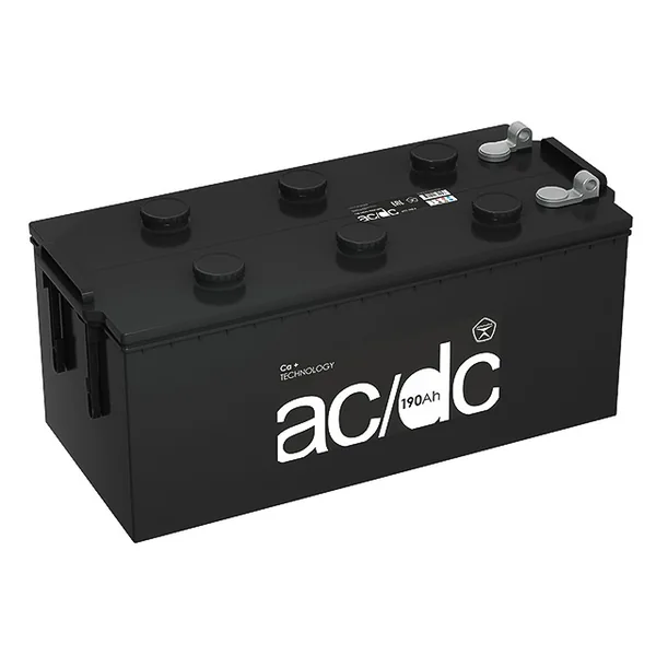 Аккумулятор AC/DC 190 Ач 1200 А (EN), обратная полярность, 6ST-190