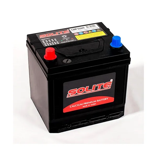 Аккумулятор SOLITE 50 Ач 470 А (JIS), прямая полярность, D20