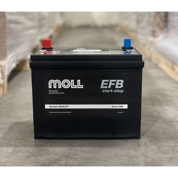Аккумулятор MOLL 80 Ач 800 А (EN), обратная полярность, D26