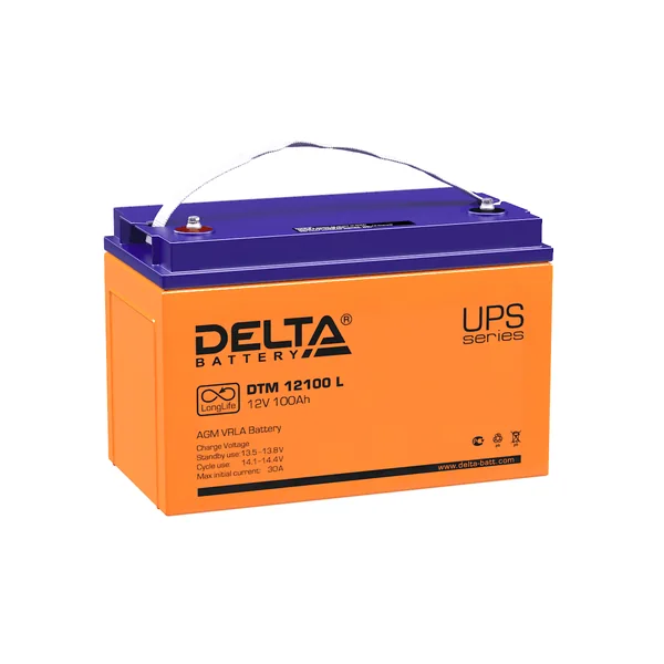 Аккумулятор DELTA DTM 100 Ач, 330x175x230
