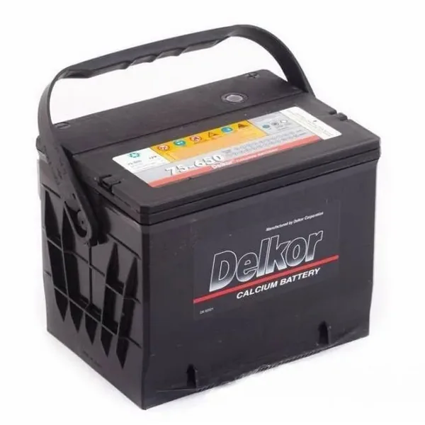 Аккумулятор DELKOR 75 Ач 650 А (EN), прямая полярность, D23