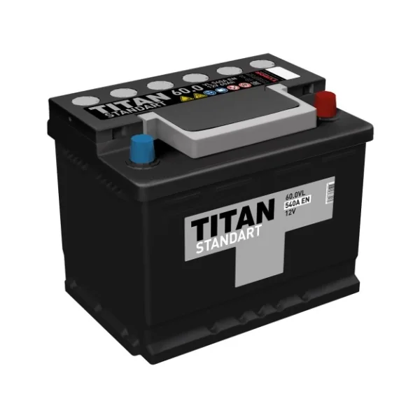 Аккумулятор TITAN Standart 60 Ач 540 А (EN), обратная полярность, LN2