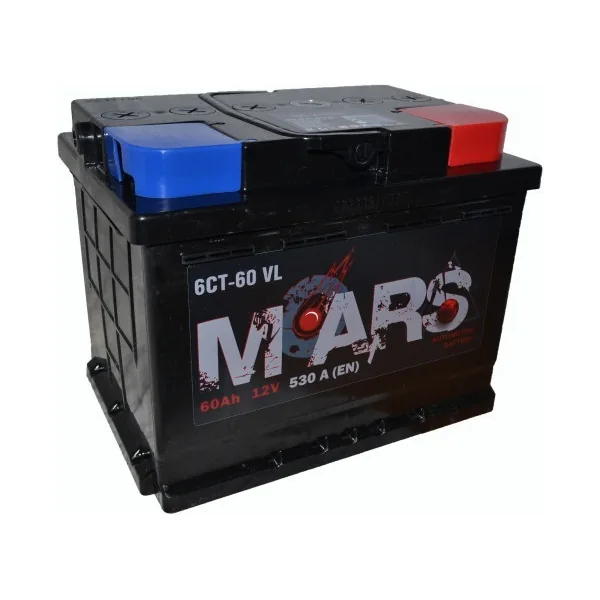 Аккумулятор MARS 60 Ач 530 А (EN), прямая полярность, LN2