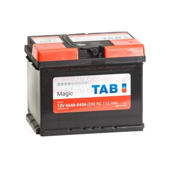 Аккумулятор TAB Magic 66 Ач 750 А (EN), обратная полярность, LN2