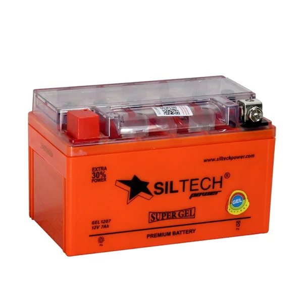 Аккумулятор SILTECH YTX7A-BS 7 Ач 105 А (EN), прямая полярность