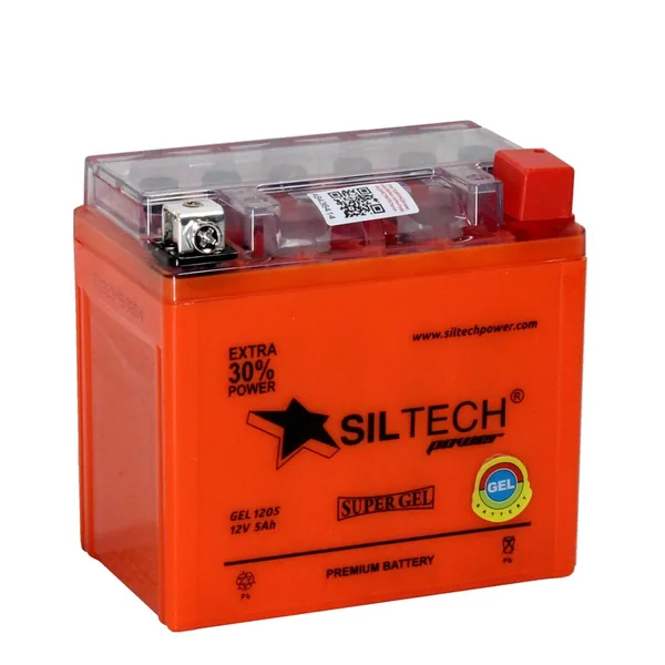 Аккумулятор SILTECH YTX5L-BS 5 Ач 80 А (EN), обратная полярность
