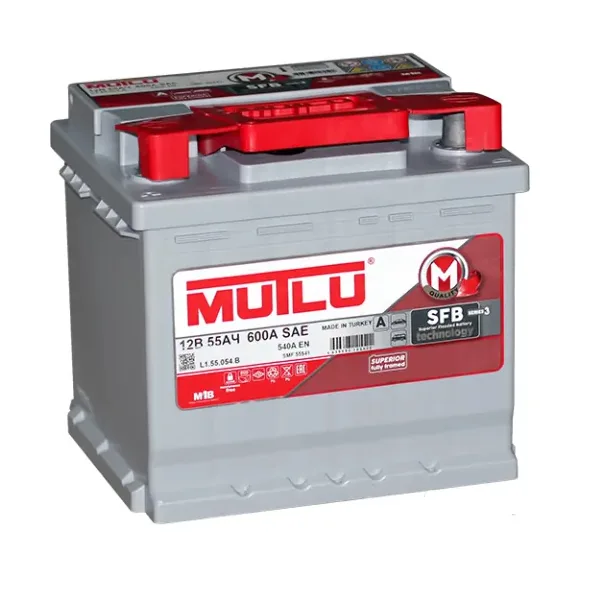 Аккумулятор MUTLU SFB M3 55 Ач 540 А (EN), обратная полярность, LN1
