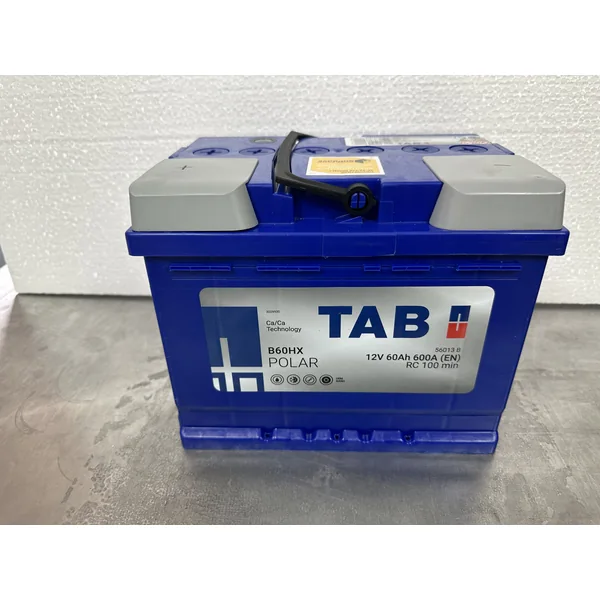 Аккумулятор TAB Polar 60 Ач 600 А (EN), прямая полярность, LN2